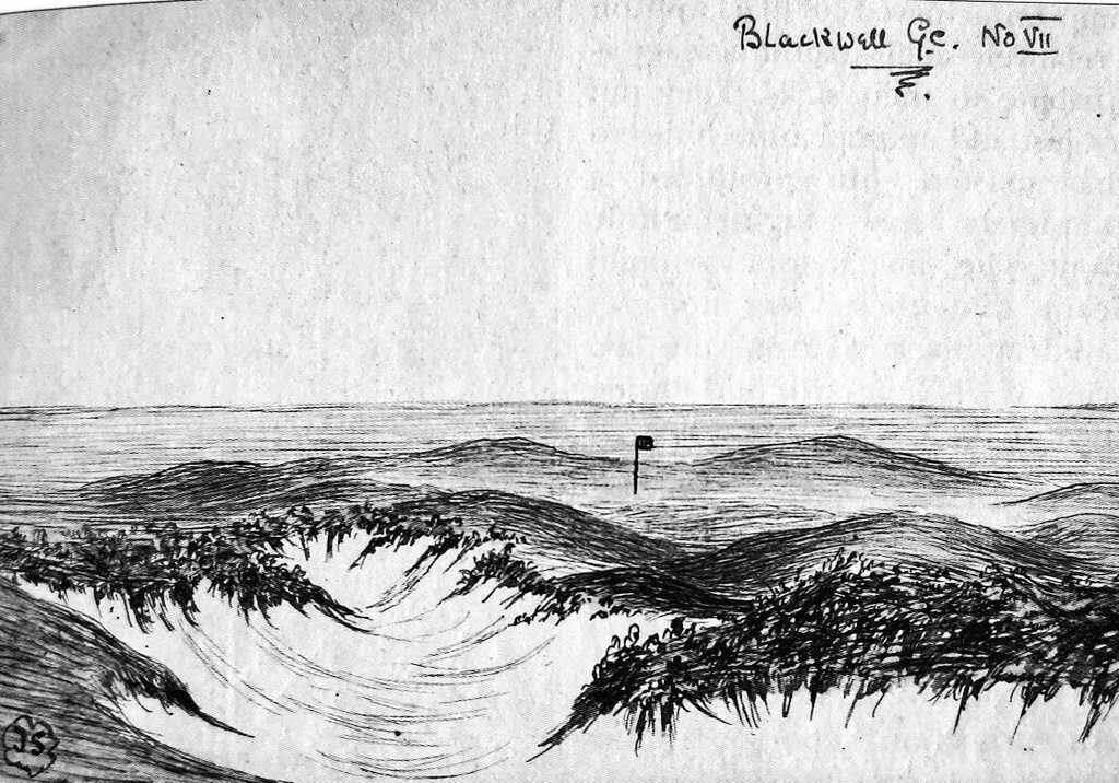 Tom Simpson Sketch - 7th Hole